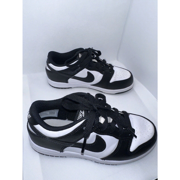 Nike Other - Used Kid's Nike Dunk Low Retro "Panda" White/Black-White (CW1588 100) Size 2